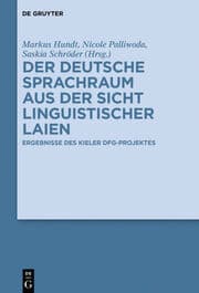 Cover von Der deutsche Sprachraum aus der Sicht linguistischer Laien