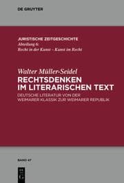 Cover von Rechtsdenken im literarischen Text