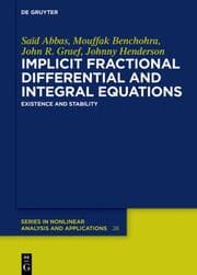 Cover von Implicit Fractional Differential and Integral Equations
