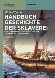 Cover von Handbuch Geschichte der Sklaverei