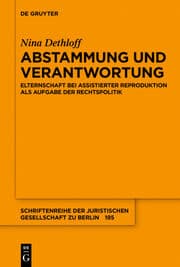 Cover von Abstammung und Verantwortung