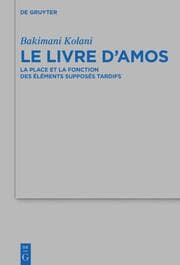 Cover von Le livre dAmos