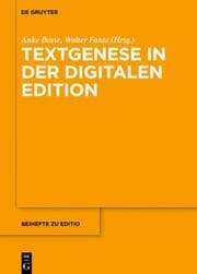 Cover von Textgenese in der digitalen Edition