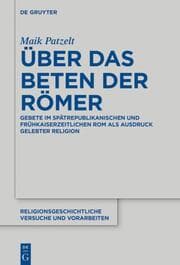 Cover von Über das Beten der Römer