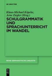 Cover von Schulgrammatik und Sprachunterricht im Wandel