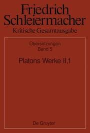 Cover von Platons Werke II, 1, Berlin 1805. 1818