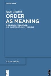 Cover von Order as Meaning