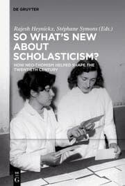 Cover von So What's New About Scholasticism?
