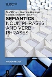 Cover von Semantics - Noun Phrases and Verb Phrases