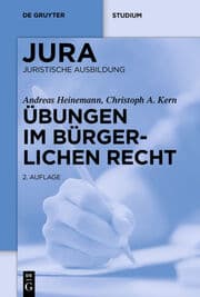 Cover von Übungen im Bürgerlichen Recht