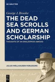 Cover von The Dead Sea Scrolls and German Scholarship