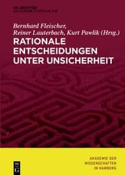 Cover von Rationale Entscheidungen unter Unsicherheit