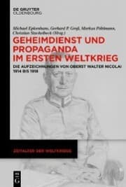 Cover von Geheimdienst und Propaganda im Ersten Weltkrieg