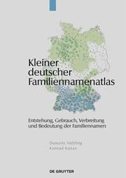 Cover von Kleiner deutscher Familiennamenatlas