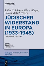 Cover von Jüdischer Widerstand in Europa (1933-1945)