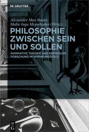Cover von Philosophie zwischen Sein und Sollen