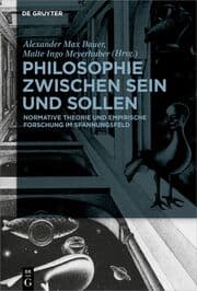 Cover von Philosophie zwischen Sein und Sollen