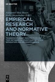 Cover von Empirical Research and Normative Theory