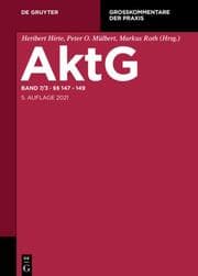 Cover von AktG 7.3: §§ 147-149