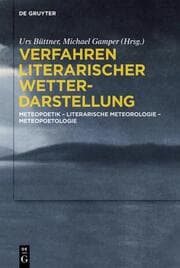 Cover von Verfahren literarischer Wetterdarstellung