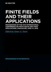 Cover von Finite Fields and their Applications