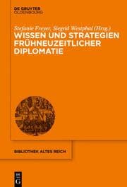 Cover von Wissen und Strategien frühneuzeitlicher Diplomatie