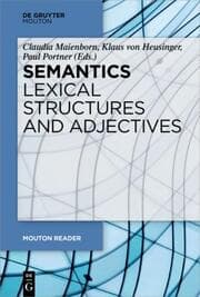 Cover von Semantics - Lexical Structures and Adjectives