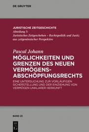 Cover von Möglichkeiten und Grenzen des neuen Vermögensabschöpfungsrechts