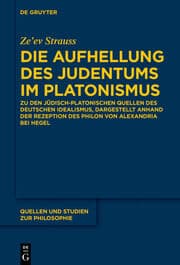 Cover von Die Aufhellung des Judentums im Platonismus