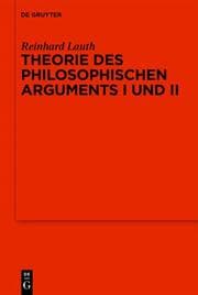 Cover von Theorie des philosophischen Arguments I und II