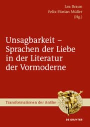 Cover von UNSAGBARKEIT (BRAUN/MUELLER) TA E-BOOK