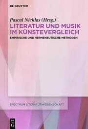 Cover von Literatur und Musik im Künstevergleich