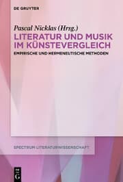 Cover von Literatur und Musik im Künstevergleich