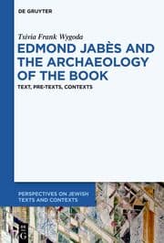 Cover von Edmond Jabès and the Archaeology of the Book