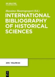 Cover von International Bibliography of Historical Sciences 2015
