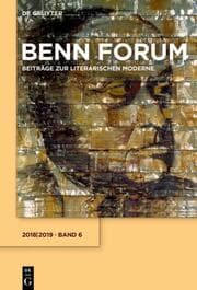Cover von Benn Forum 2018/2019