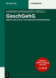 Cover von GeschGehG