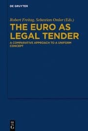 Cover von The Euro as Legal Tender