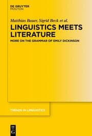 Cover von Linguistics Meets Literature