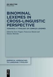Cover von Binominal Lexemes in Cross-Linguistic Perspective