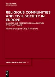 Cover von Religious Communities and Civil Society in Europe
