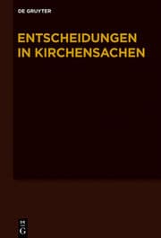 Cover von Entscheidungen in Kirchensachen 67