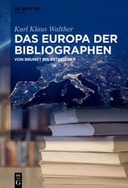 Cover von Das Europa der Bibliographen