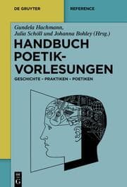 Cover von Handbuch Poetikvorlesungen