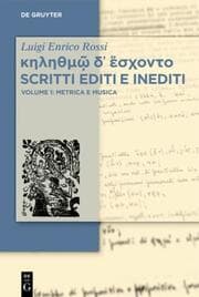 Cover von Scritti editi e inediti