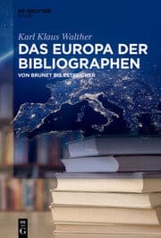 Cover von Das Europa der Bibliographen