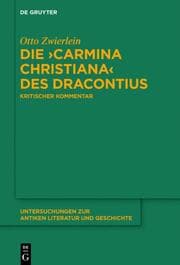 Cover von Die Carmina christiana des Dracontius