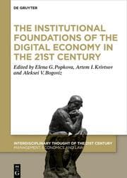 Cover von The Institutional Foundations of the Digital Economy in the 21st Century