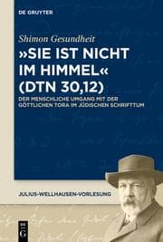 Cover von 'Sie ist nicht im Himmel' (Dtn 30,12)