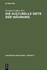 Cover von Die kulturelle Seite der Währung